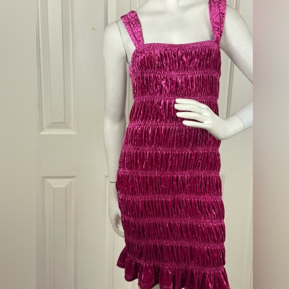 En Saison Pink Sequin Sheath Mini Dress Size Medium C1 - Picture 6 of 16